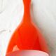 Suspension orange en verre