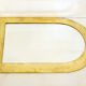 Mirror golden frame 36x66cm