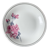Présentoir à gâteau vintage Porcelaine Limoges motif fleuri