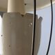 Perforated metal pendant lamp with brass details, Italy, 1940s