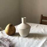 White soliflore vase