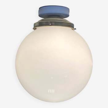 Very large globe wall light white opaline glass ceiling light diameter 30 cm LAMP-7077