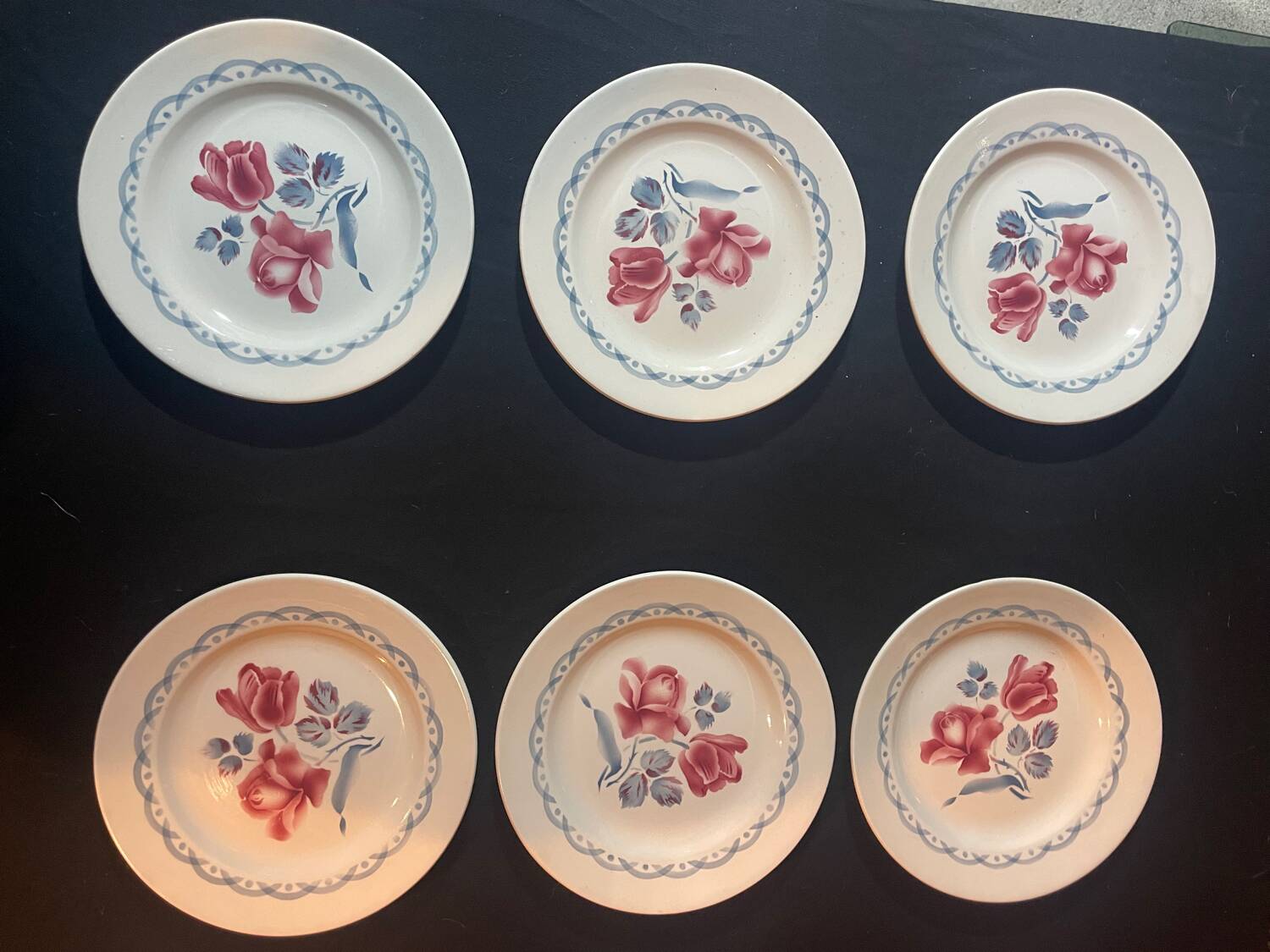 Assiettes « Cannes » Sarreguemines Diguoin.