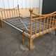 Vintage rattan bed