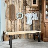 Vintage industrial bench (refurbished)