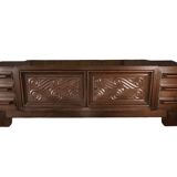 Large solid oak sideboard by André Le Picard 1950