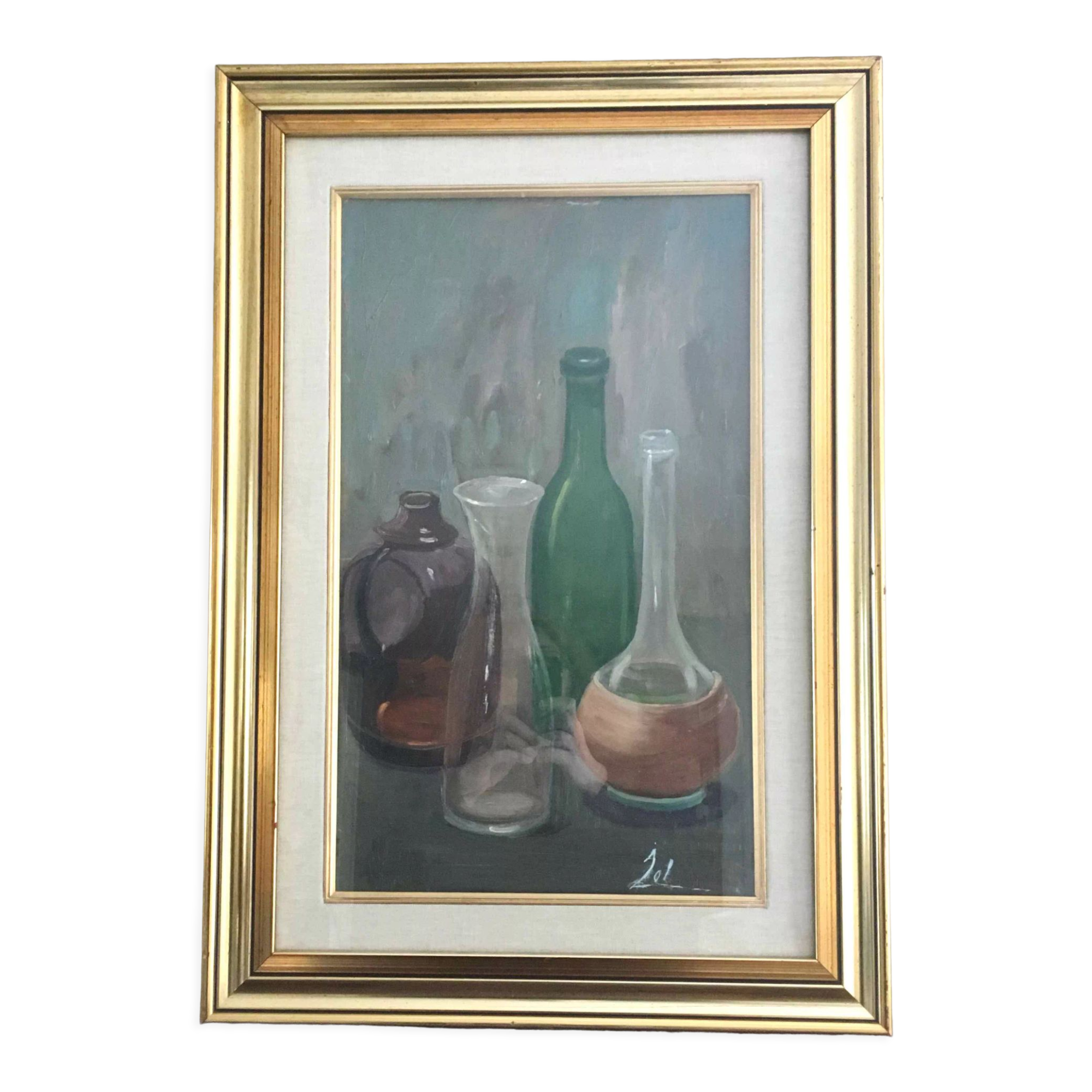 Oil painting on canvas "transparencies"