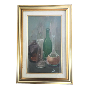 Tableau huile sur toile « transparences