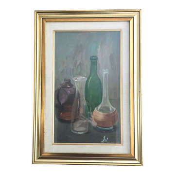 Oil painting on canvas "transparencies"