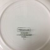 6 flat plates Digoin Sarreguemines model "Versailles"