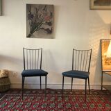 Duo of chairs Colette Gueden 50s