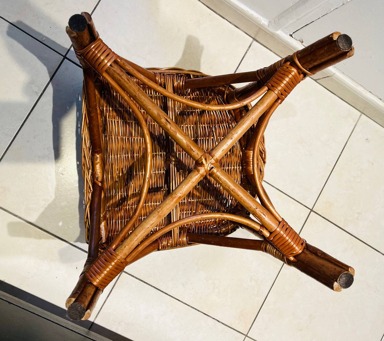 Children's rattan chair