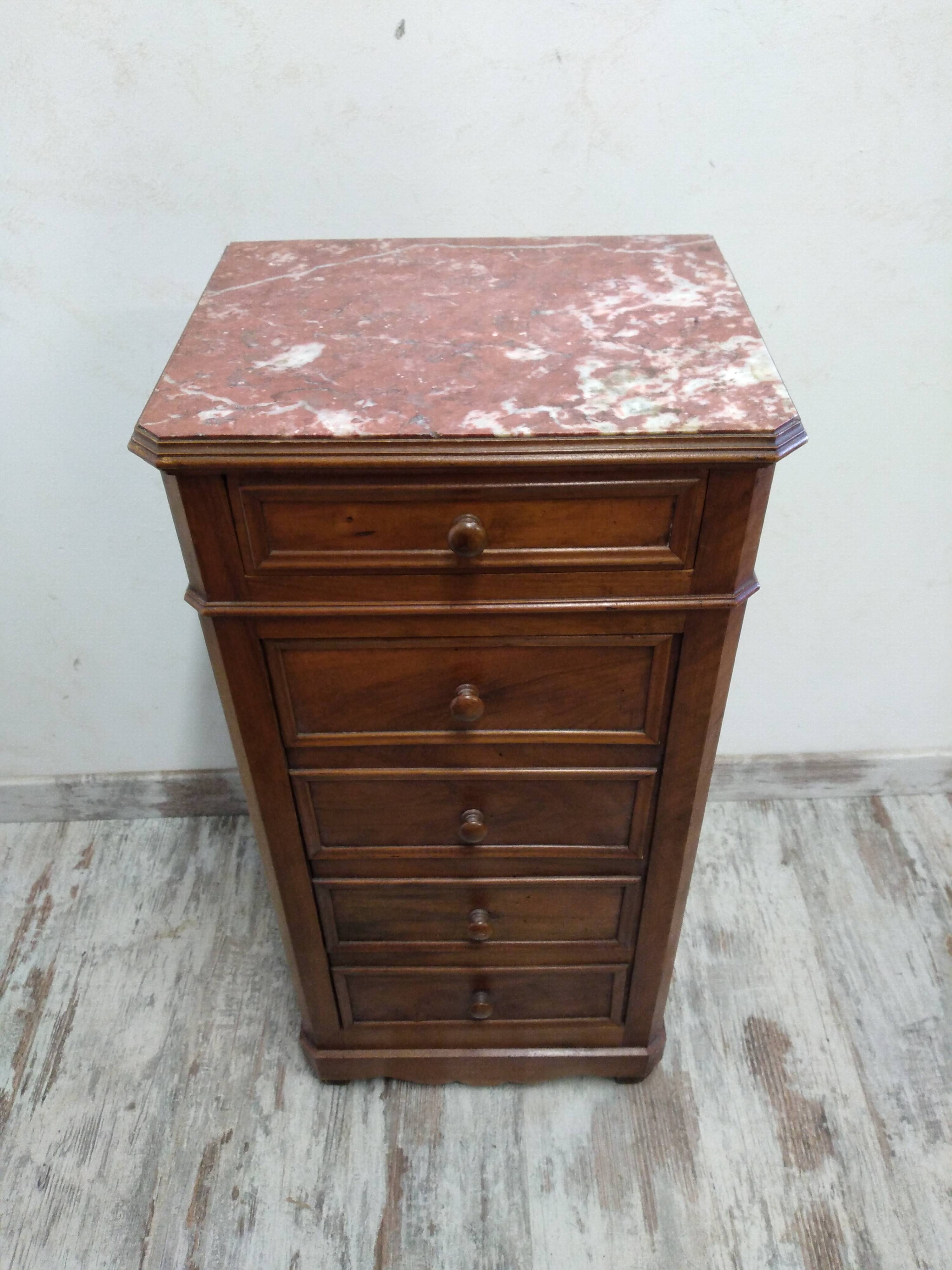 Old bedside table
