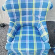 Paire de chauffeuses vintage