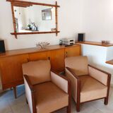 Pair of art deco armchairs