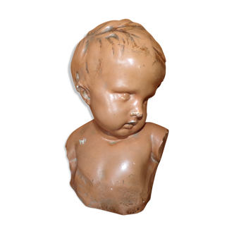 Buste enfant porcelaine