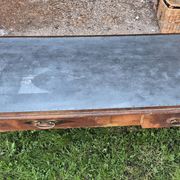 Zinc farm table
