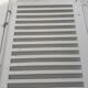 Arched shutters oak louvers H226xW277 4 leaves