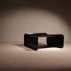 Black Fiberglass Coffee Table by Rosenthal | Germany 1970s