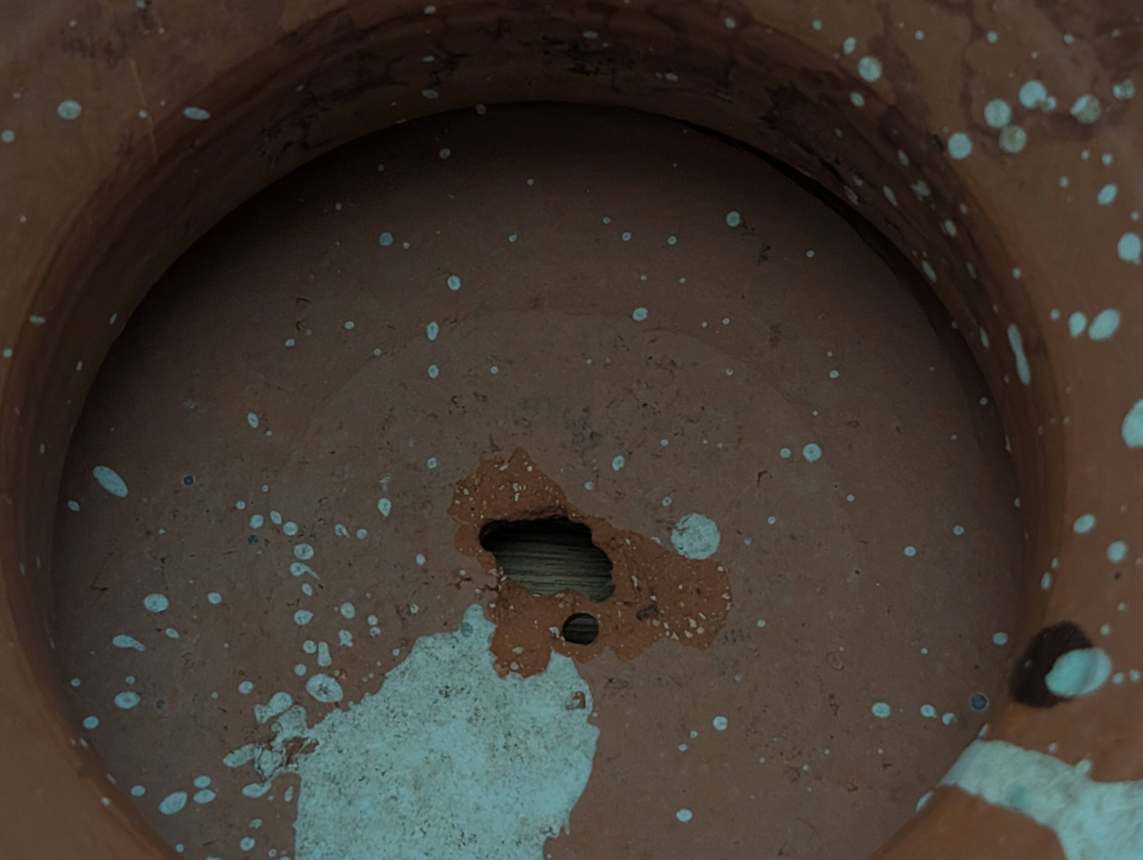 Uzès glazed earthenware planter