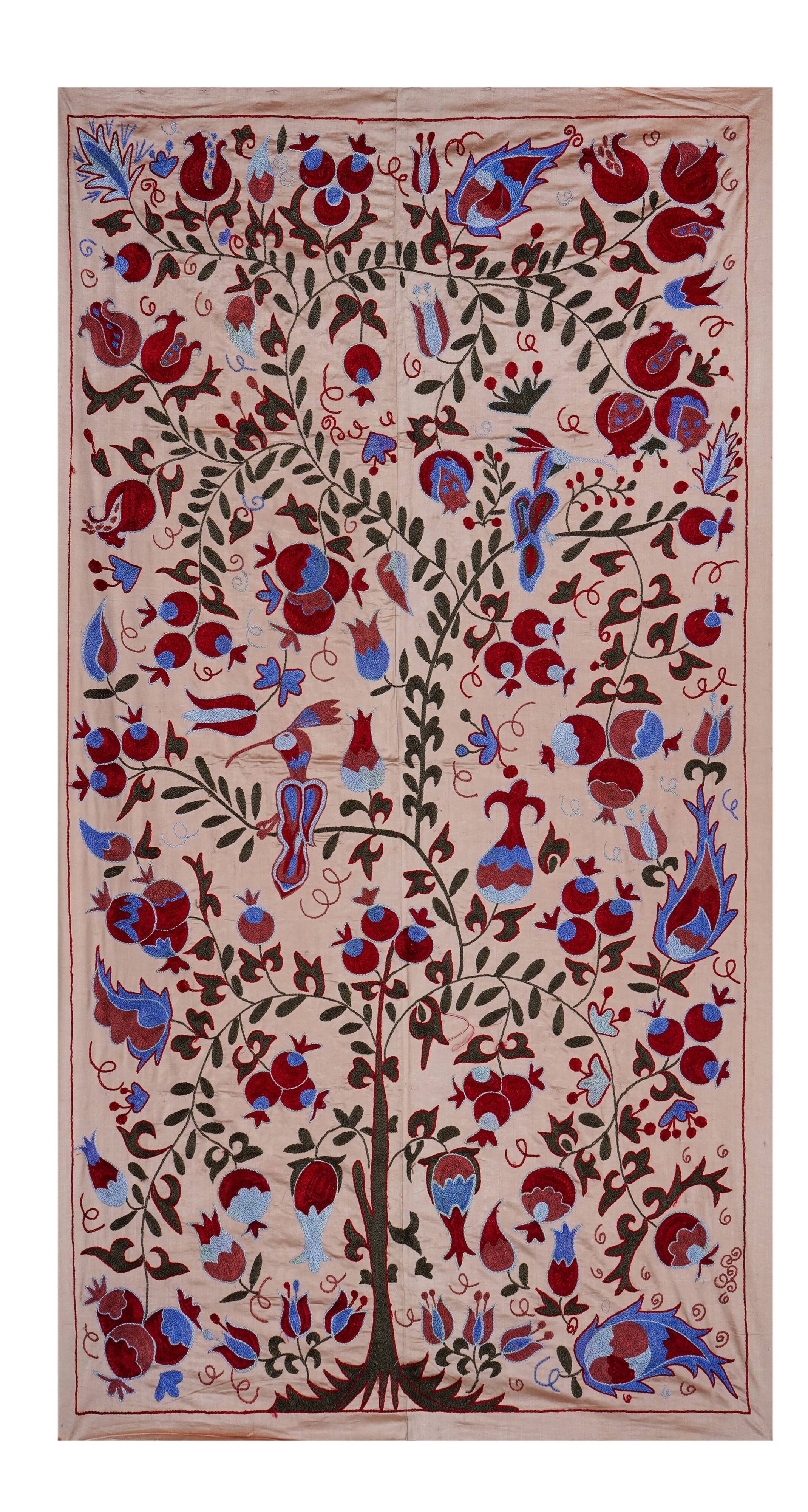 Hand-knotted rug, vintage Turkish rug 107x190 cm