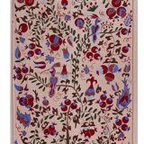 Hand-knotted rug, vintage Turkish rug 107x190 cm