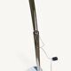 Vintage floor lamp with five chrome arms and a marble base.