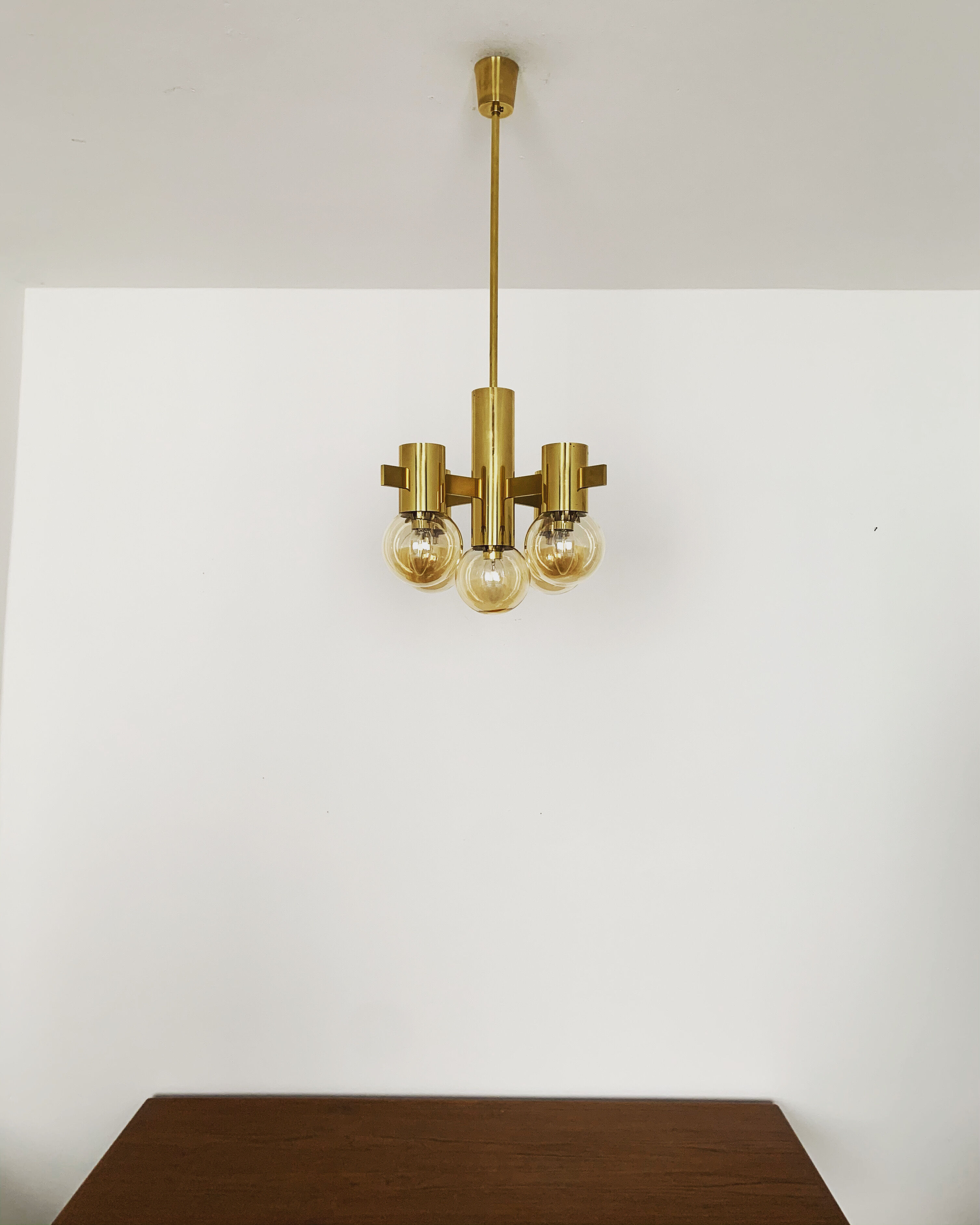Swedish brass chandelier model 1892 by Hans Agne Jakobsson