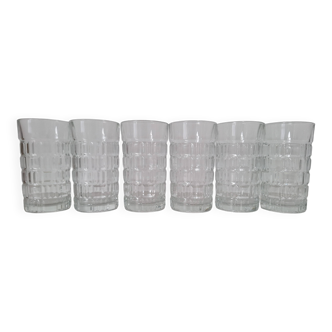 6 Vintage Préfontaines Glasses