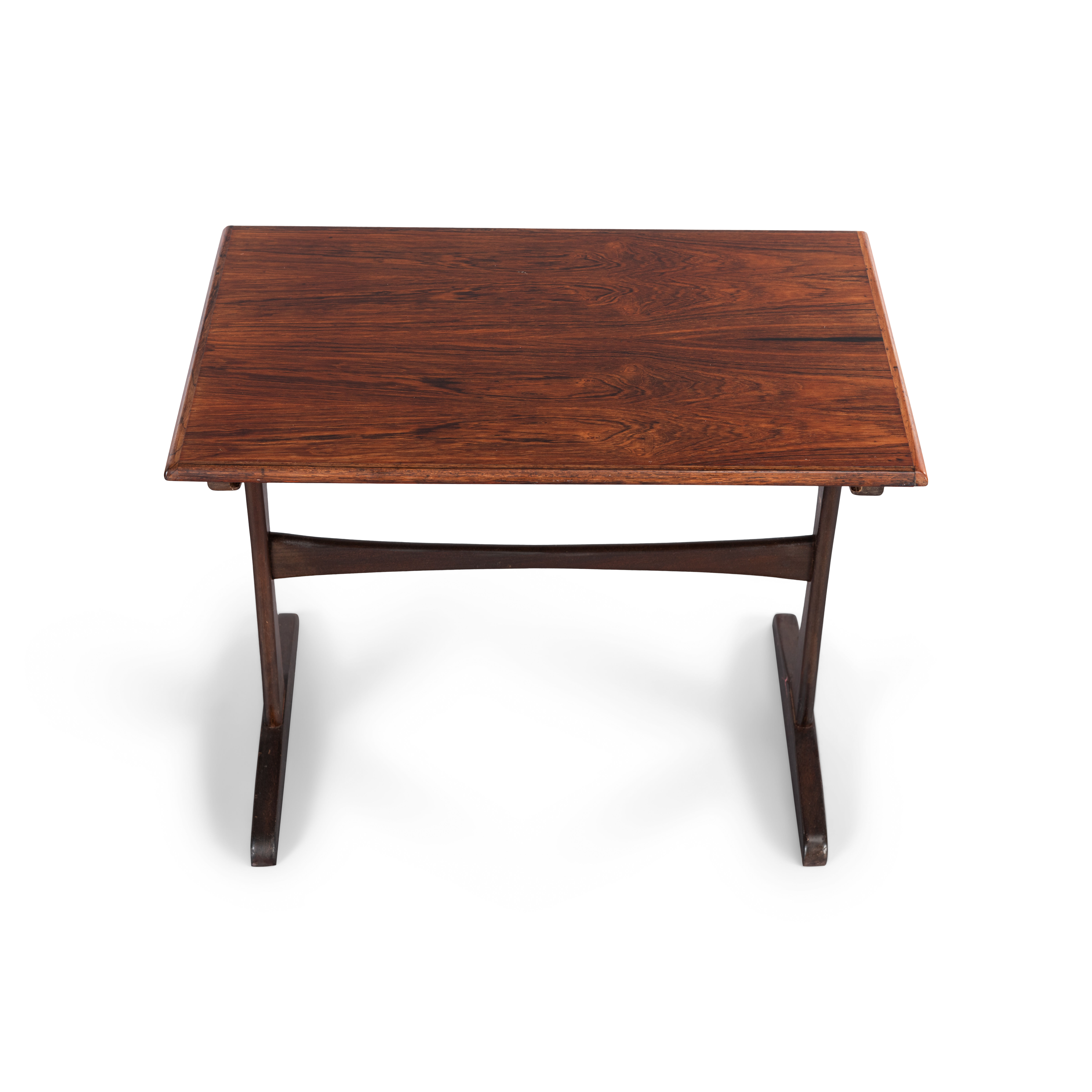Mid-century danish rosewood pull out tables, 1960s