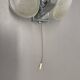 Large Wall Light from Murano Ice Glass, 29cm, Sölken Leuchten Germany, 1970