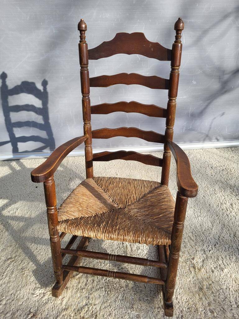 Old rocking nurse chair