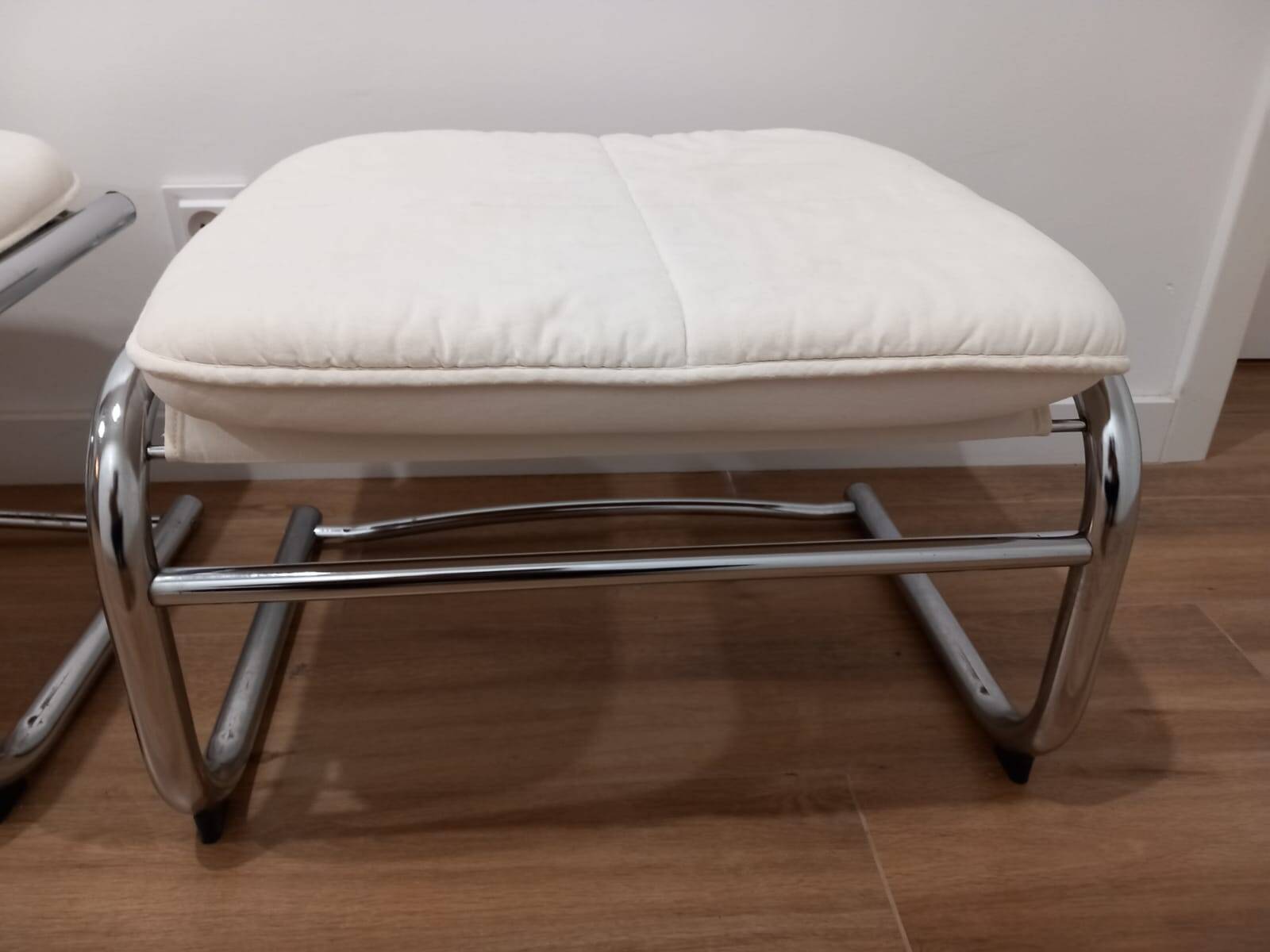 Pair of 1970s Bauhaus style footstools