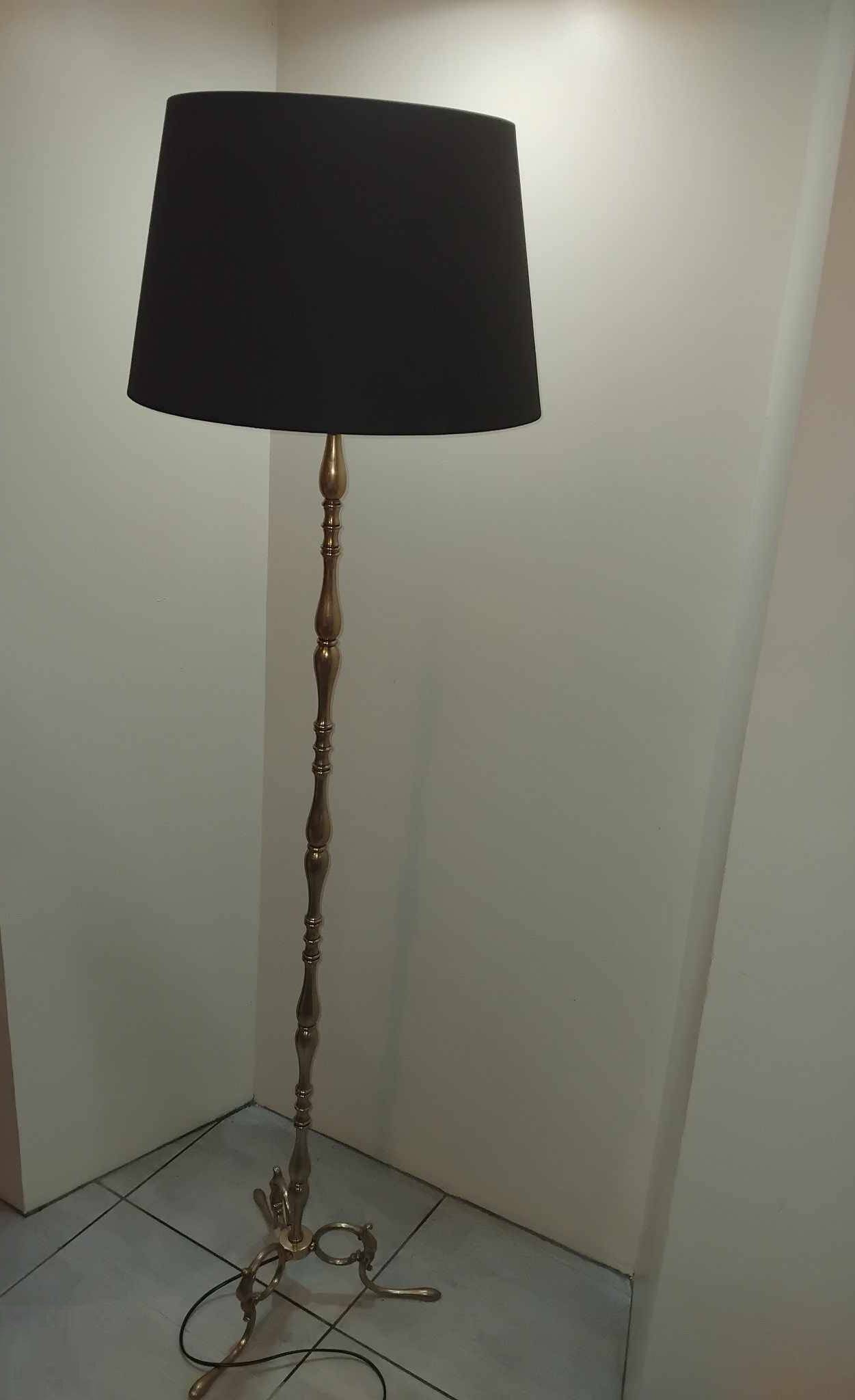 50s/60s bronze floor lamp