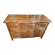 Commode Louis XVI en noyer, 3 tiroirs.