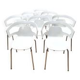 Suite de 8 chaises Segesta 500, Alias
