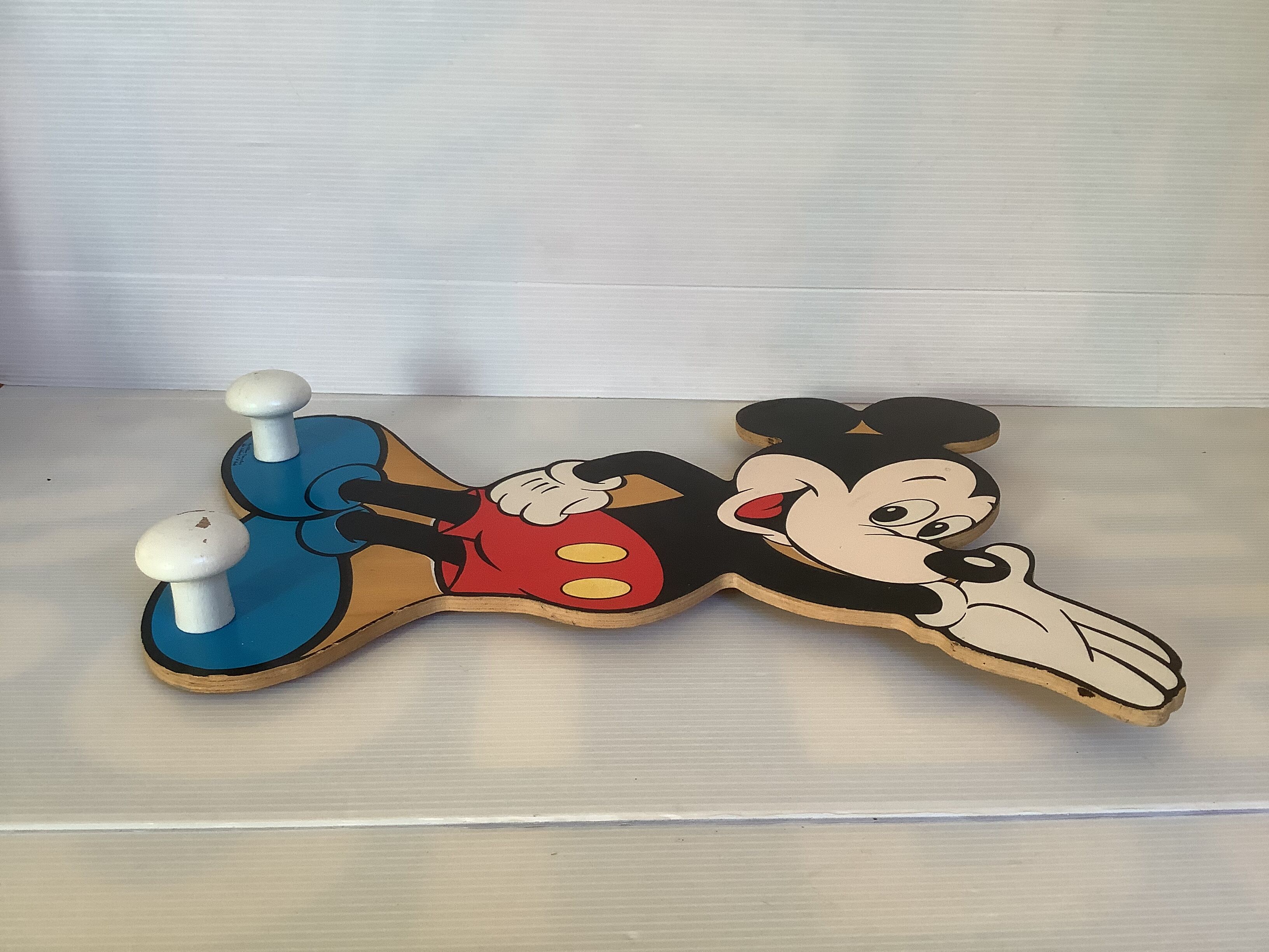 Old coat rack Mickey vila soldevila sa Spain in wood