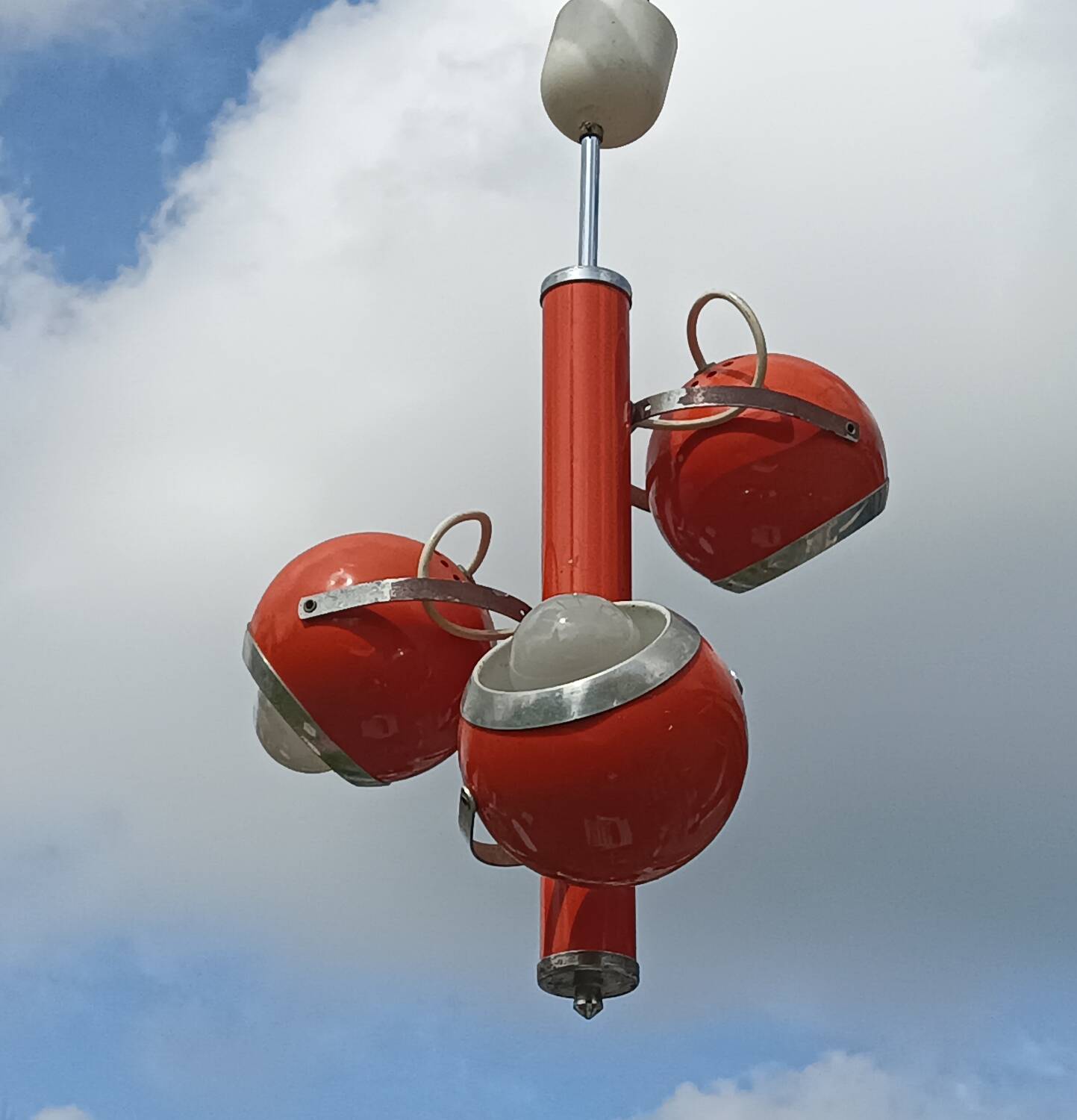 Anonymous eyeball pendant circa 1970