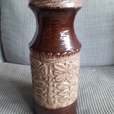 Large Germany ceramic vase with floral decoration