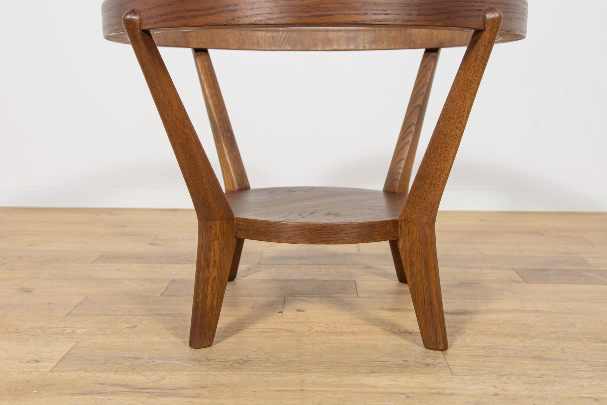 Oak & Glass Coffee Table by Karel Kozelka & Antonin Kropacek for Interior