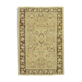 Tapis beige anatolien tissé à la main 150 cm x 223 cm