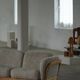 Danish Three Seater Sofa in Pine and Lambswool, Scandinavian Modern Sofa, 1