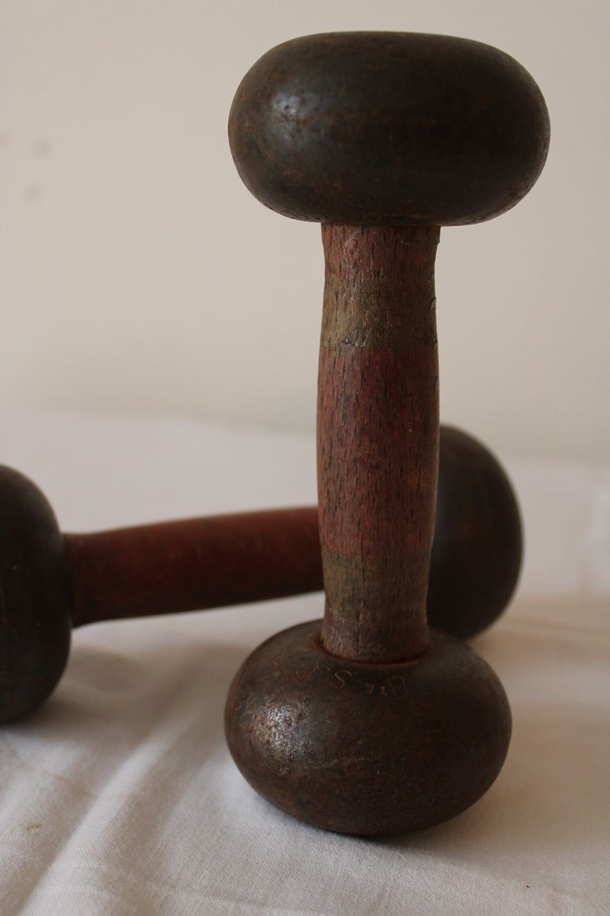 Ancienne paire d'altères