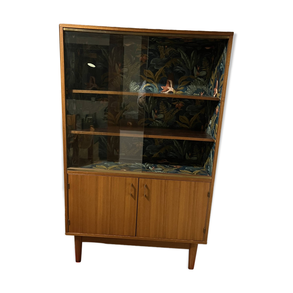 Meuble bibliothèque vitrine Unifa années 1960 — Beyit