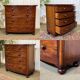 Commode Victorienne anglaise en acajou XIXème