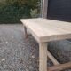 Large solid oak farmhouse table 2.45m