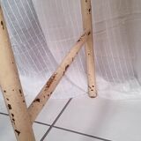 Workshop table wooden top metal base