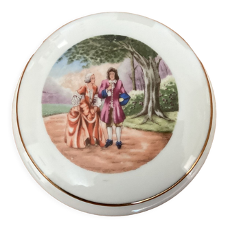 Boîte à bijoux en porcelaine pfc de france