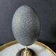 Emu Egg, Brass and Black Marble Base (Early 20th Century) H: 21 cm | Curiosity