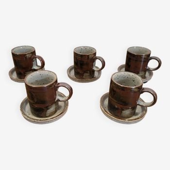 Espresso cups and saucers